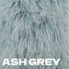 Tibetan/Mongolian Lamb Fur Throw Pillow – 26” - ash grey inthegardenandmore.com