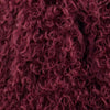 Wine colored Tibetan/Mongolian Lamb Fur Stool – 18” (in 20+ colors) - inthegardenandmore.com