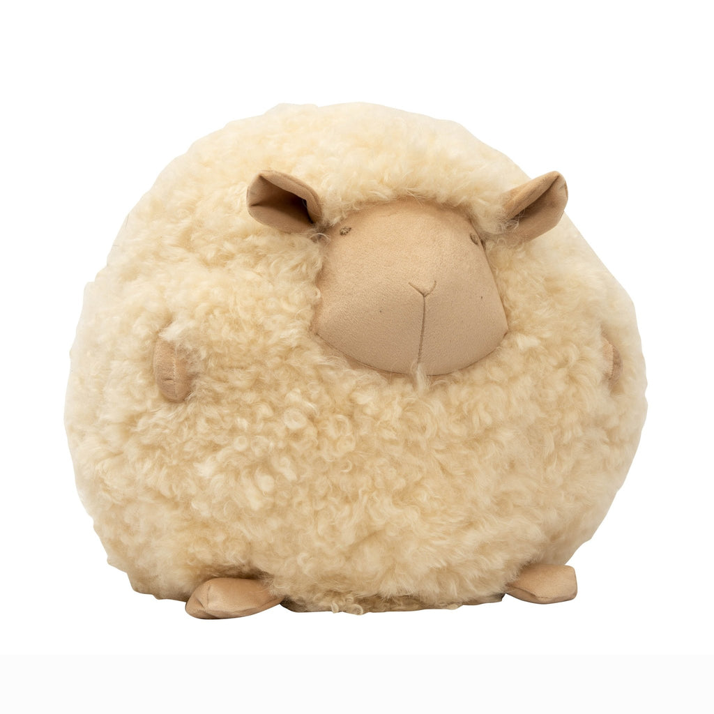 Wooli Mongolian Lambs Fur Cuddle Throw Pillows - inthegardenandmore.com