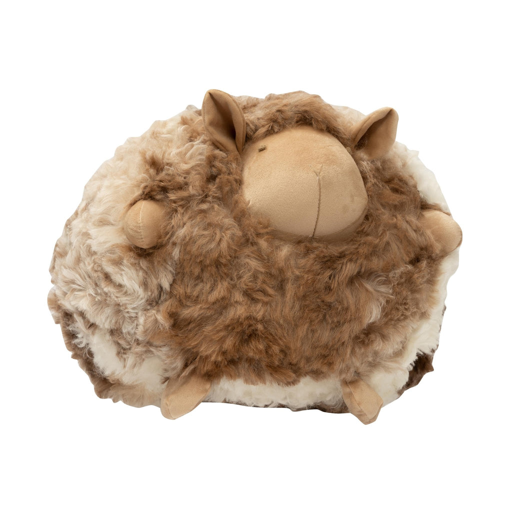 Wooli Mongolian Lambs Fur Cuddle Throw Pillows - inthegardenandmore.com