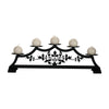 Wrought Iron Rustic Fireplace Candle Holder - inthegardenandmore.com