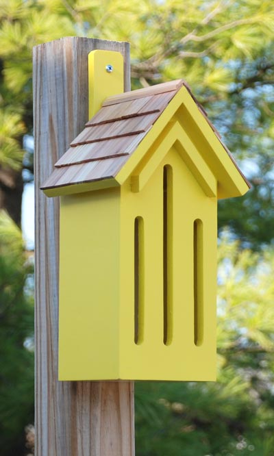 Yellow Butterfly Safe Haven House - inthegardenandmore.com