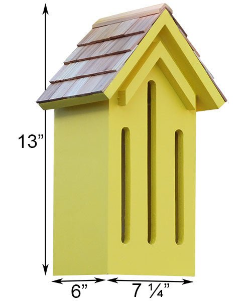 Yellow Butterfly Safe Haven House - inthegardenandmore.com