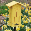 Yellow Poly Lumber Butterfly House with Pole Mount - inthegardenandmore.com