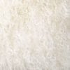 This is our white colored 18" square Tibetan/Mongolian Lamb Fur Stool that is also available in many other colors