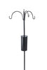 Our heavy duty 3 Arm Bird Feeder Pole Set with Squirrel Baffle is made in the USA and includes everything you need to hang two bird feeders, or a combination of a feeder and a bird house, plus it includes a squirrel baffle to ensure squirrels don't reach your feeders.