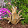 Shown planted in the ground, our Agave Americana Succulent Metal Yard Art Sculpture is handcrafted here in the USA by skilled artisans that have certainly captured the beauty of these agave garden décor metal sculptures. You can plant them in the ground or in a planter and they create maintenance free, beautiful landscaping pieces.