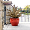 Shown in a planter, our Agave Sawtooth Succulent Metal Yard Art Sculpture is handcrafted here in the USA by skilled artisans that have certainly captured the beauty of these agave garden décor metal sculptures. You can plant them in the ground or in a planter and they create maintenance free, beautiful landscaping pieces.