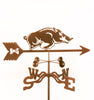 Show your team support with our Arkansas Razorbacks Collegiate Rain Gauge Weathervane Rain Gauge Garden Stake Weathervane. Made in the USA of heavy, 14 gauge steel, and then put through a three step finishing process to create a beautiful piece of garden art that is well made and beautifully finished and will last in your garden thru years of the elements.