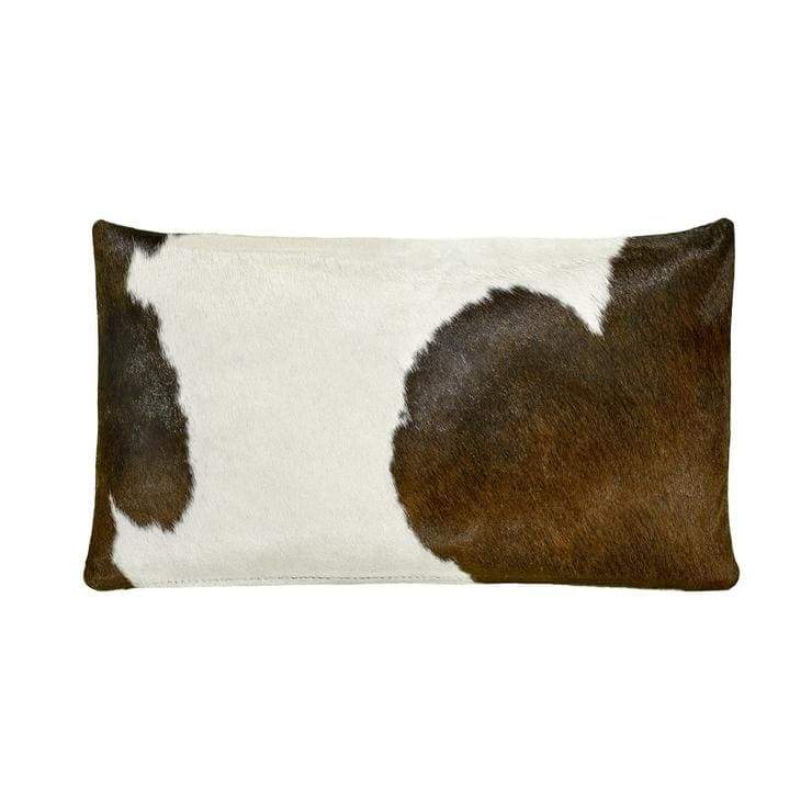Our 22" x 13" lumbar Black, Brown and White Salt and Pepper Cowhide Reversible Lumbar Throw Pillows With Down Filled Insert  are beautiful accent pillows for any room in your home