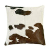 Our 18" and 22" square Black, Brown and White Salt and Pepper Cowhide Reversible Throw Pillows With Down Filled Insert  are beautiful accent pillows for any room in your home