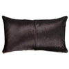 Our 22” x13" Black Cowhide Reversible Lumbar Throw Pillows With Down Filled Insert are beautiful accent pillows for any room in your home