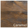 This is our stain color caramel that can be applied to your Reclaimed Wine Barrel Head Pool Cue Rack Table 