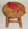Our Cardinal Hand Crafted Wood Footstool has been beautifully hand carved, painted and stained with amazing detail