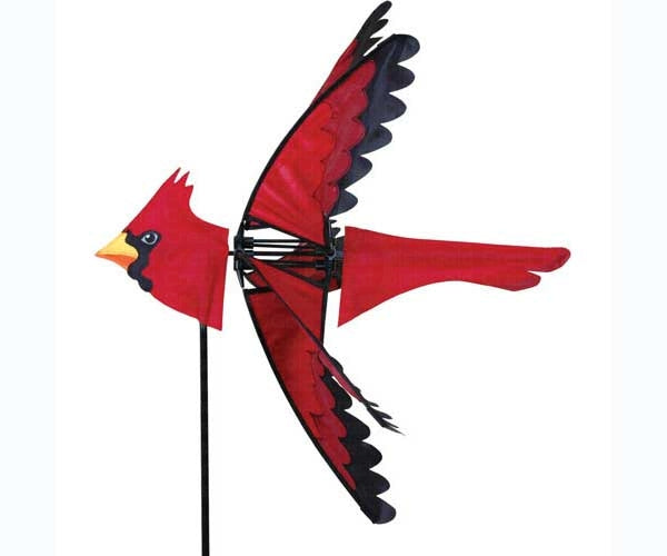 ur Cardinal Garden Wind Spinner will make a statement in your garden with its ease of spinning. Made of longlisting outdoor material, you will enjoy this colorful bird for years to come.