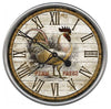 Our Country Rustic Rooster Wood and Metal Wall Clock is a fun piece of wall art for your home and available in 15", 18" and 23" sizes