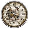 Our Country Rustic Rooster Wood and Metal Wall Clock is a fun piece of wall art for your home and available in 15", 18" and 24" sizes