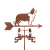 Combine function and yard art with our Border Collie Dog Rain Gauge Garden Stake Weathervane