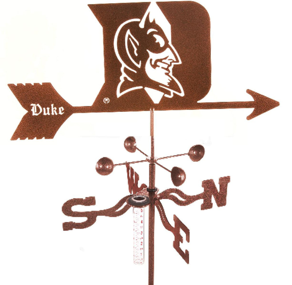 Show your team support with one of our Duke University Blue Devils Collegiate Rain Gauge Garden Stake Weathervane