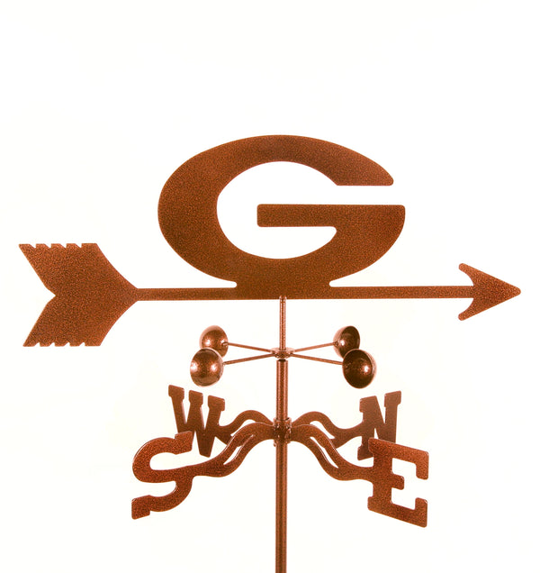 Show your team support with our University of Georgia Bulldogs Collegiate Rain Gauge Garden Stake Weathervane