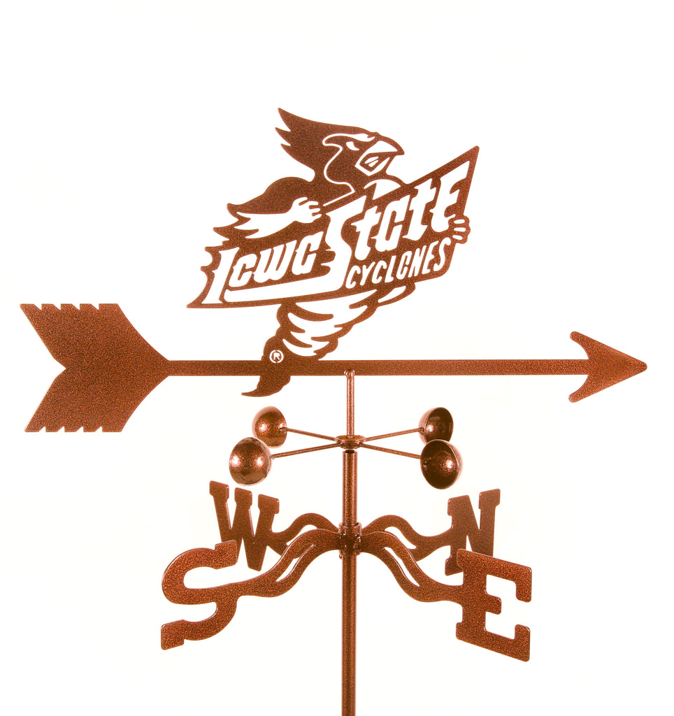 Show your team support with our Iowa State Cyclones Collegiate Rain Gauge Garden Stake Weathervane