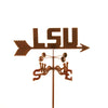 Show your team support with our Louisiana State University Tigers Collegiate  Rain Gauge Garden Stake Weathervane
