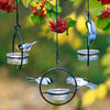 Our Double and Triple Metal and Glass Hanging Wall Terrarium / Candle Holder / Bird Feeders is a multi-functional items and can be hung and used indoors or outdoors