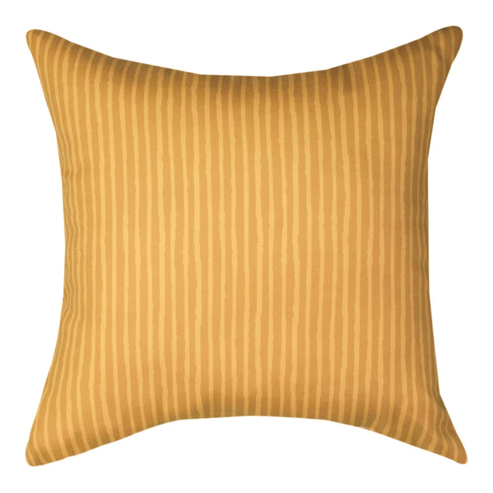 Our Mustard Color Splash Indoor Outdoor Throw Pillows come as a set of two, 18” in diameter, and available in 8 vibrant colors. These weather resistant pillows are made in the USA and they make any space feel cozy and inviting. 
