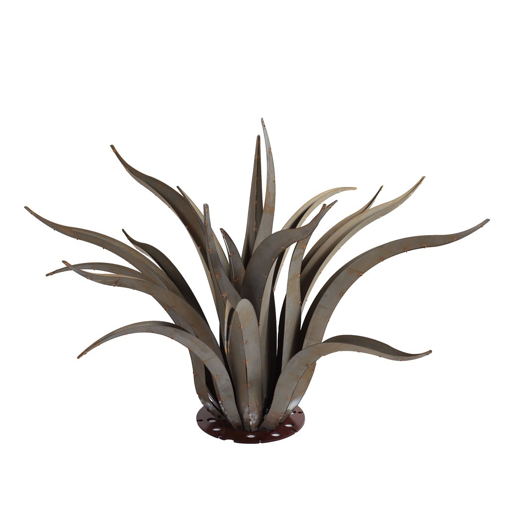 Our Octopus Agave Succulent Metal Yard Art Sculpture are available in two sizes and handcrafted here in the USA, our skilled artisans have certainly captured the beauty of these agave garden décor metal sculptures. You can plant them in the ground or in a planter and they create maintenance free, beautiful landscaping pieces.