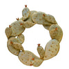 Our Prickly Pear Cactus Handcrafted Metal Front Door Wreath can be used year round