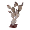 Prickly Pear Cactus Metal Yard Art Sculpture – Medium
