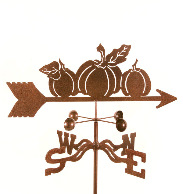 Add function and decoration to your garden with our Pumpkins Rain Gauge Garden Stake Weathervane