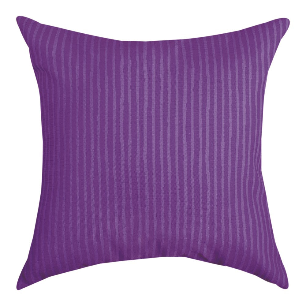 Our Purple Color Splash Indoor Outdoor Throw Pillows come as a set of two, 18” in diameter, and available in 8 vibrant colors. These weather resistant pillows are made in the USA and they make any space feel cozy and inviting. 