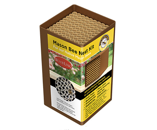 These replacement fiberboard nesting tubes are replacement tubes for our Cedar Wood Mason Bee House and Planter. Add more valuable bee pollinators to your garden using Replacement Mason Bee Fiberboard Nesting Tubes for Mason Bee Shelter. Contains 94 tubes constructed of fiberboard. 