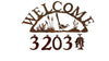 Our Roadrunner Handcrafted Metal Welcome Address Sign is a great addition for your cabin or home and you can customize it with hanging numbers and symbols of your choice