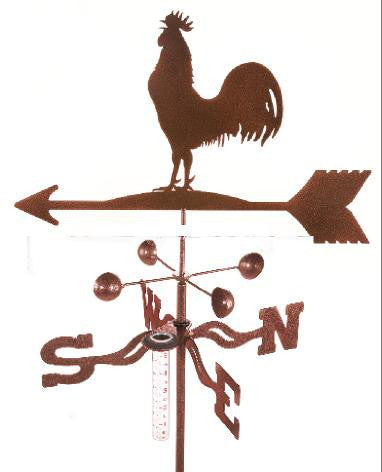 Combine function and yard art with our Rooster Rain Gauge Garden Stake Weathervane 