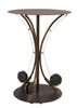 Our Rustic Fly Fishing Pole Metal Accent Table features 3 fishing rods with reels holding up the table top and an expressive piece for rustic cabin or home