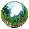 This 6” in diameter stainless steel silver gazing globe reflects the beauty of your garden all year long.