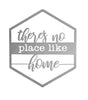 Our There's No Place Like Home Metal Door or Wall Greeting Quote Sign add expression to your indoor or outdoor space. These, made to last and endure, charming hexagon signs are made here in the USA, from premium made raw unsealed steel. They are available in 9 styles, each of which has a short sayings that will be inspiration and fun to greeting folks in your home, indoors or outdoors. Size is 14” x 12”.