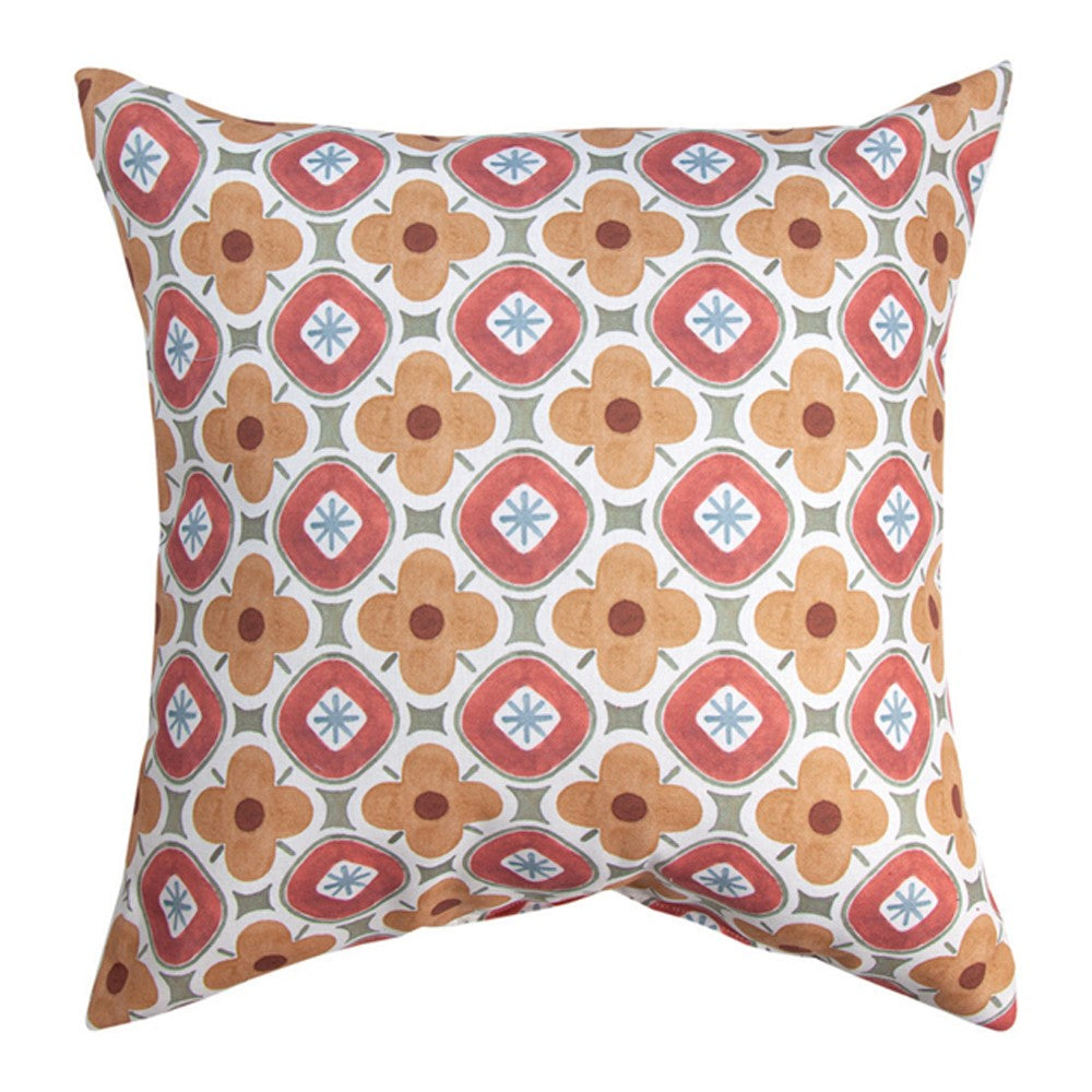 Our This Home Is Our Happily Ever After Reversible Indoor Outdoor Word Pillows manufactured with quality made weather resistant fabric, durable stitching and vivid colors that will add color and coziness to your home. The are 18” in size and come as a set of 2 and very versatile and inviting for both indoors and outdoors settings. Shown is the back side of the pillow. 