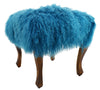 This is a sample of one of our Tibetan/Mongolian Lamb Fur Stools