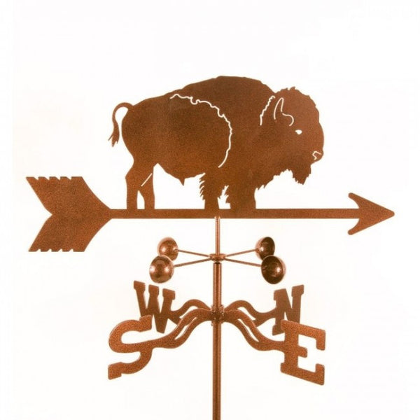 Combine function and yard art with our Bison Rain Gauge Garden Stake Weathervane