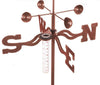 Bottom rain gauge section of our Musician Notes Rain Gauge Weathervane and Welcome Sign